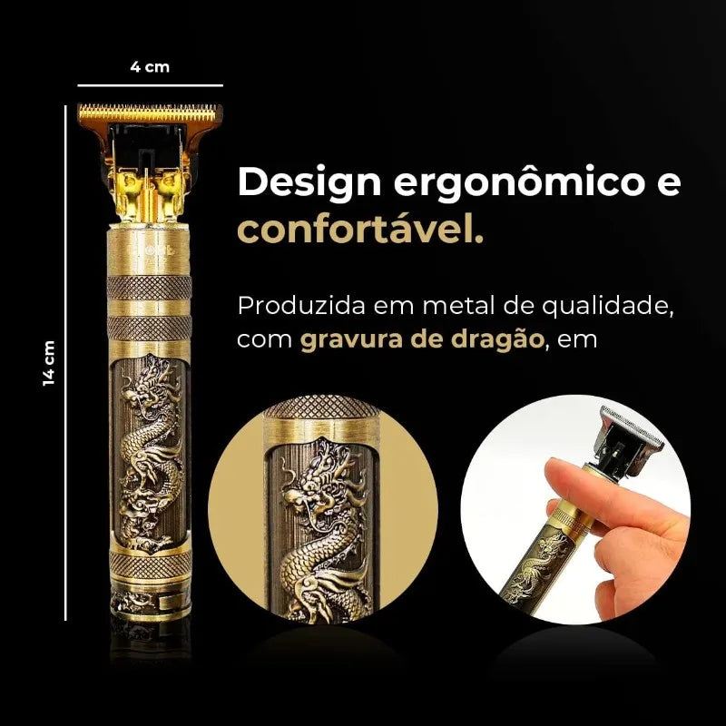 Máquina De Cortar Cabelo & Barba Masculina Elétrico Profissional