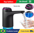Bomba Elétrica Garrafão Galão Água 20 Litros Dispensador Recarregável USB Premium (2 botão)
