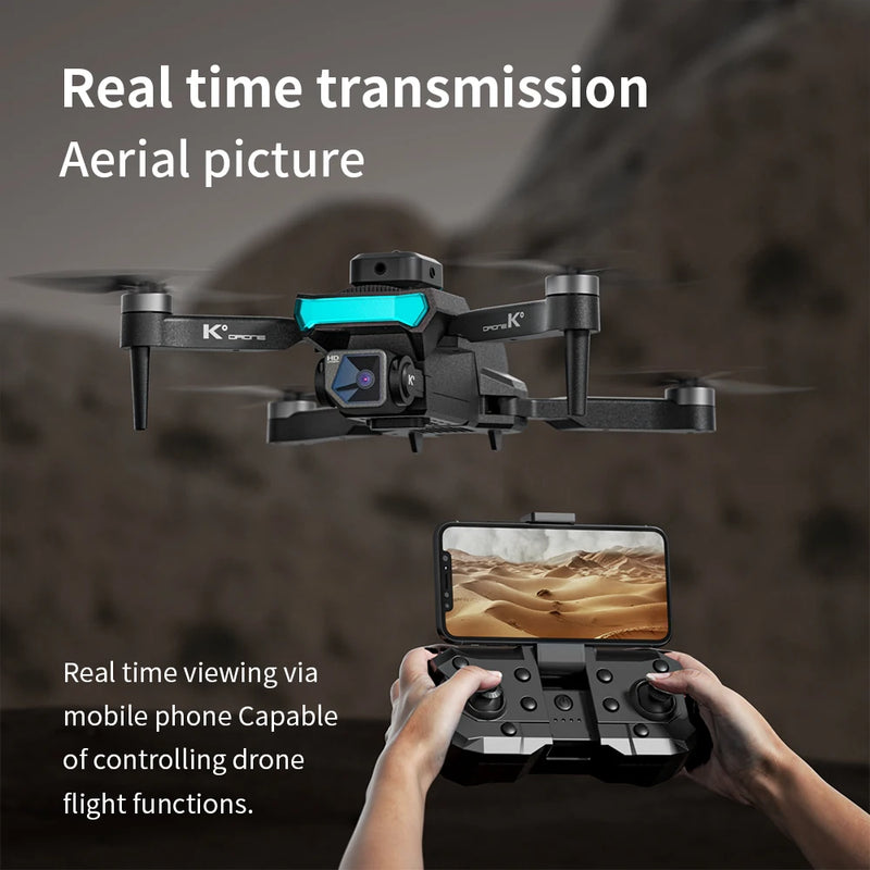 XT5 professional brushless drone, câmera 4k hd, prevenção de obstáculos, fluxo óptico, quadcopter dobrável, helicóptero rc