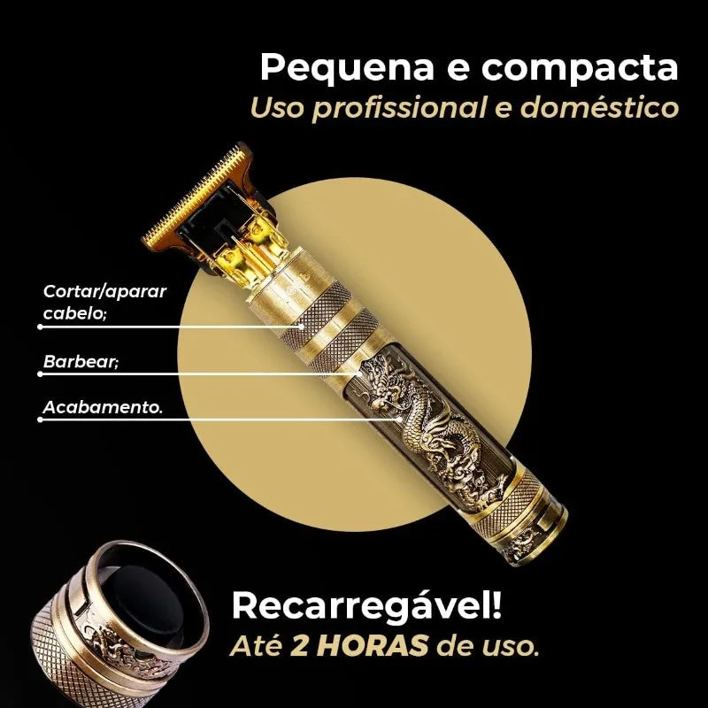 Máquina De Cortar Cabelo & Barba Masculina Elétrico Profissional