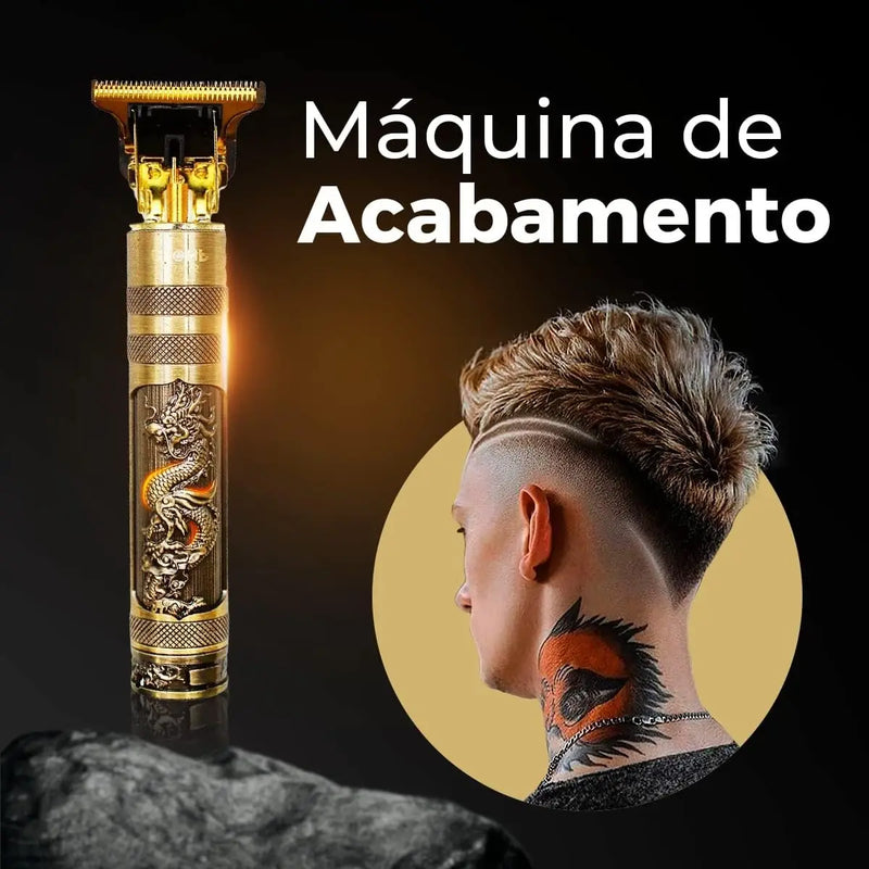Máquina De Cortar Cabelo & Barba Masculina Elétrico Profissional