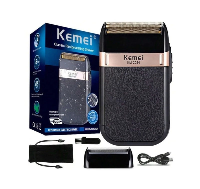 Aparador Shaver Kemei KM-2024, Corte, Acabamento e Barba  -ORIGINAL