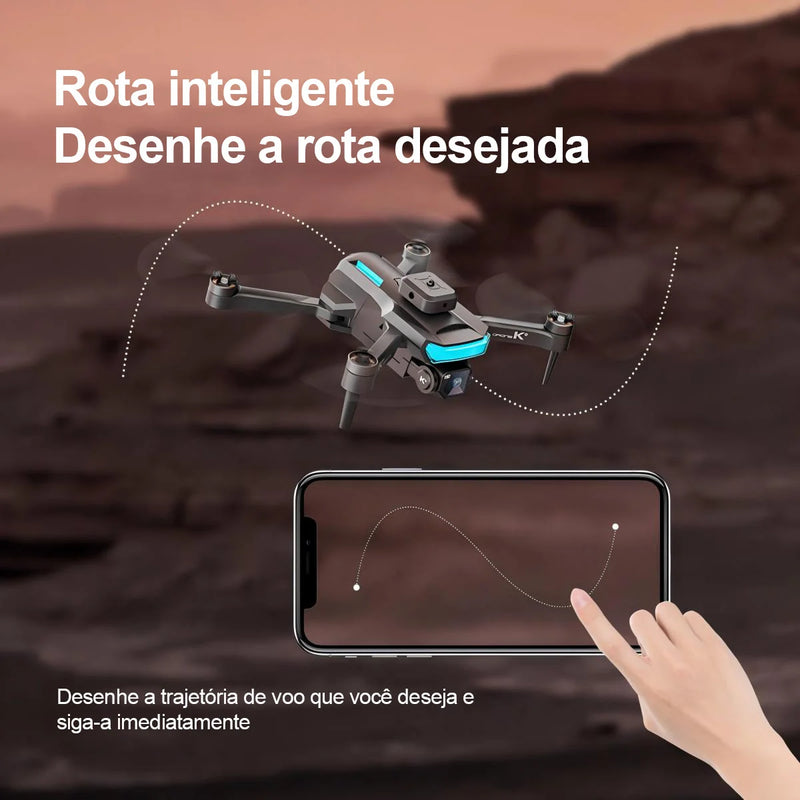 XT5 professional brushless drone, câmera 4k hd, prevenção de obstáculos, fluxo óptico, quadcopter dobrável, helicóptero rc