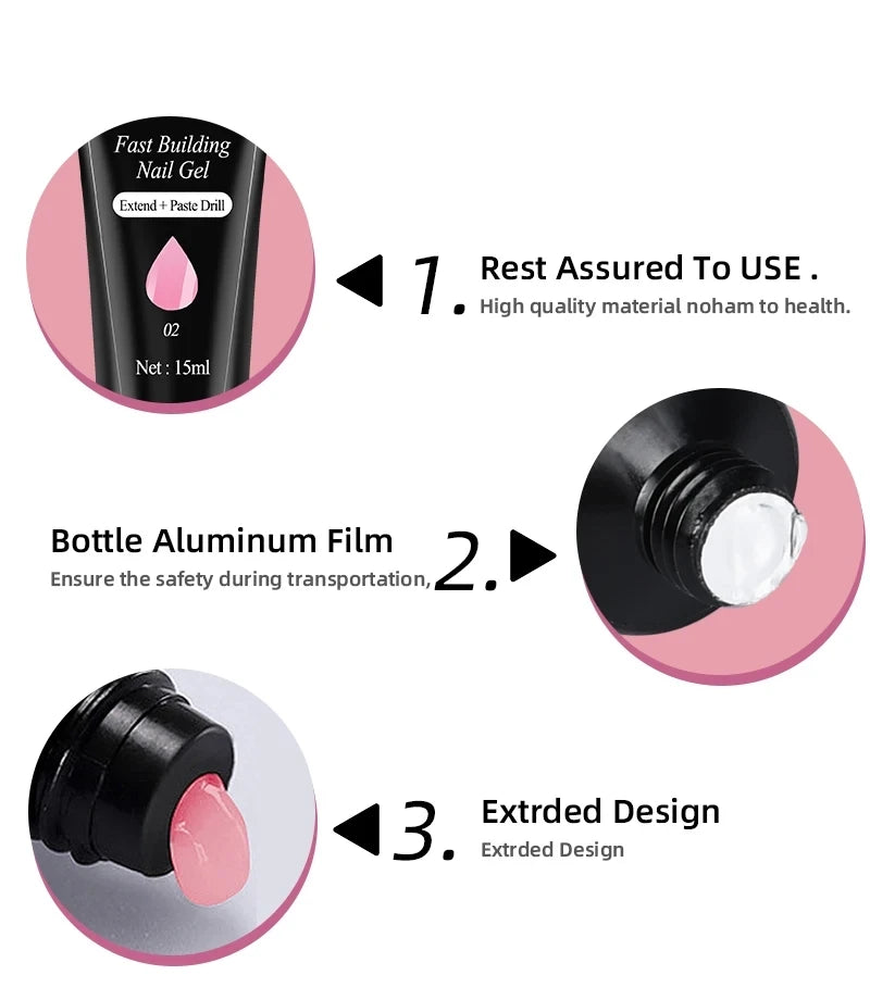 Kit de esmalte em gel com lâmpada uv, máquina elétrica de broca para unhas, kit de base e revestimento superior, conjunto de ferramentas para esmalte em gel