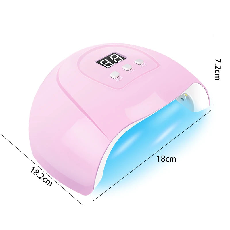 Kit de esmalte em gel com lâmpada uv, máquina elétrica de broca para unhas, kit de base e revestimento superior, conjunto de ferramentas para esmalte em gel