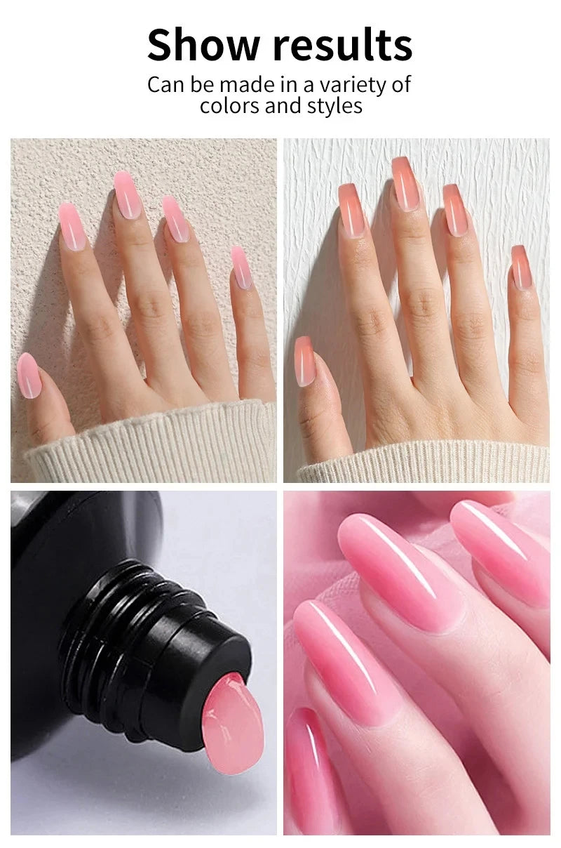 Kit de esmalte em gel com lâmpada uv, máquina elétrica de broca para unhas, kit de base e revestimento superior, conjunto de ferramentas para esmalte em gel