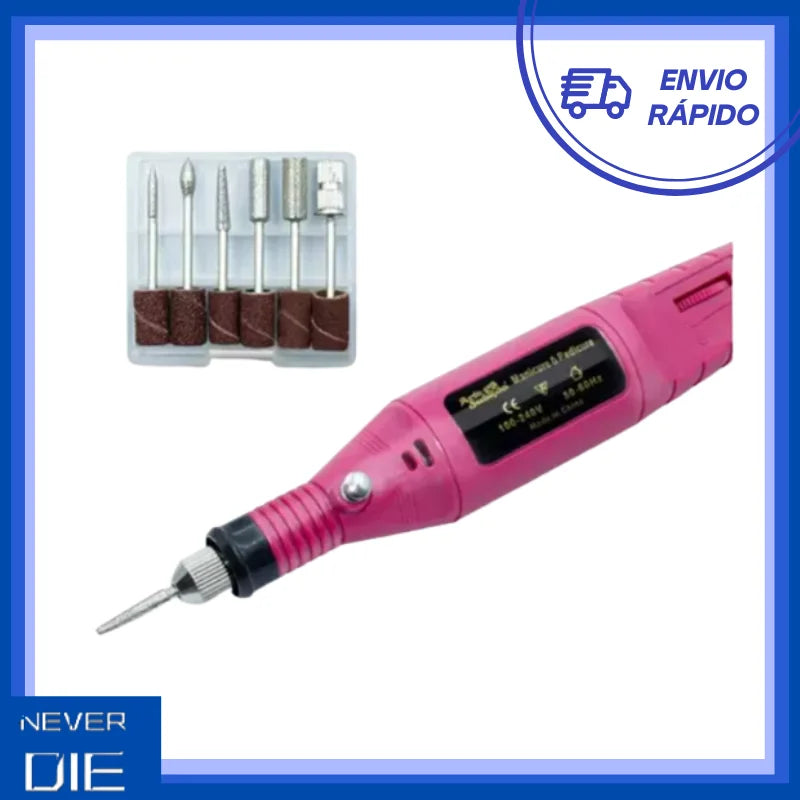 Lixadeira Unha Lixa Elétrica Profissional Bloco Motor Bivolt